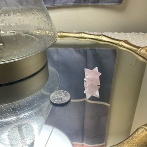 rose quartz mini star